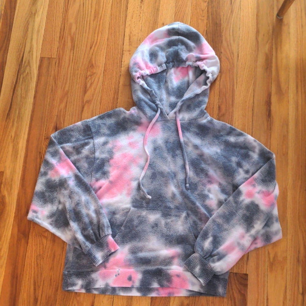 Tye Dye drawstring pull over